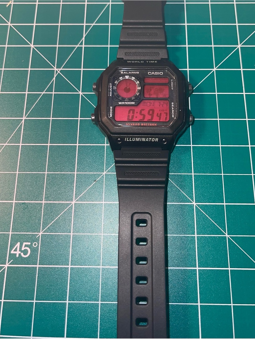 Casio Royal (AE-1200) Cyberpunk Inspired / Custom Handcrafted Wristwatch ⌚️